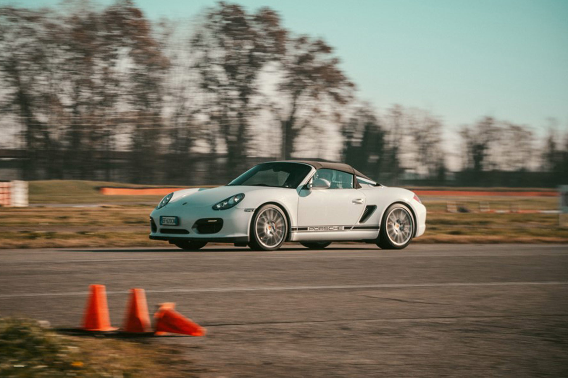 Car on track at Vairano